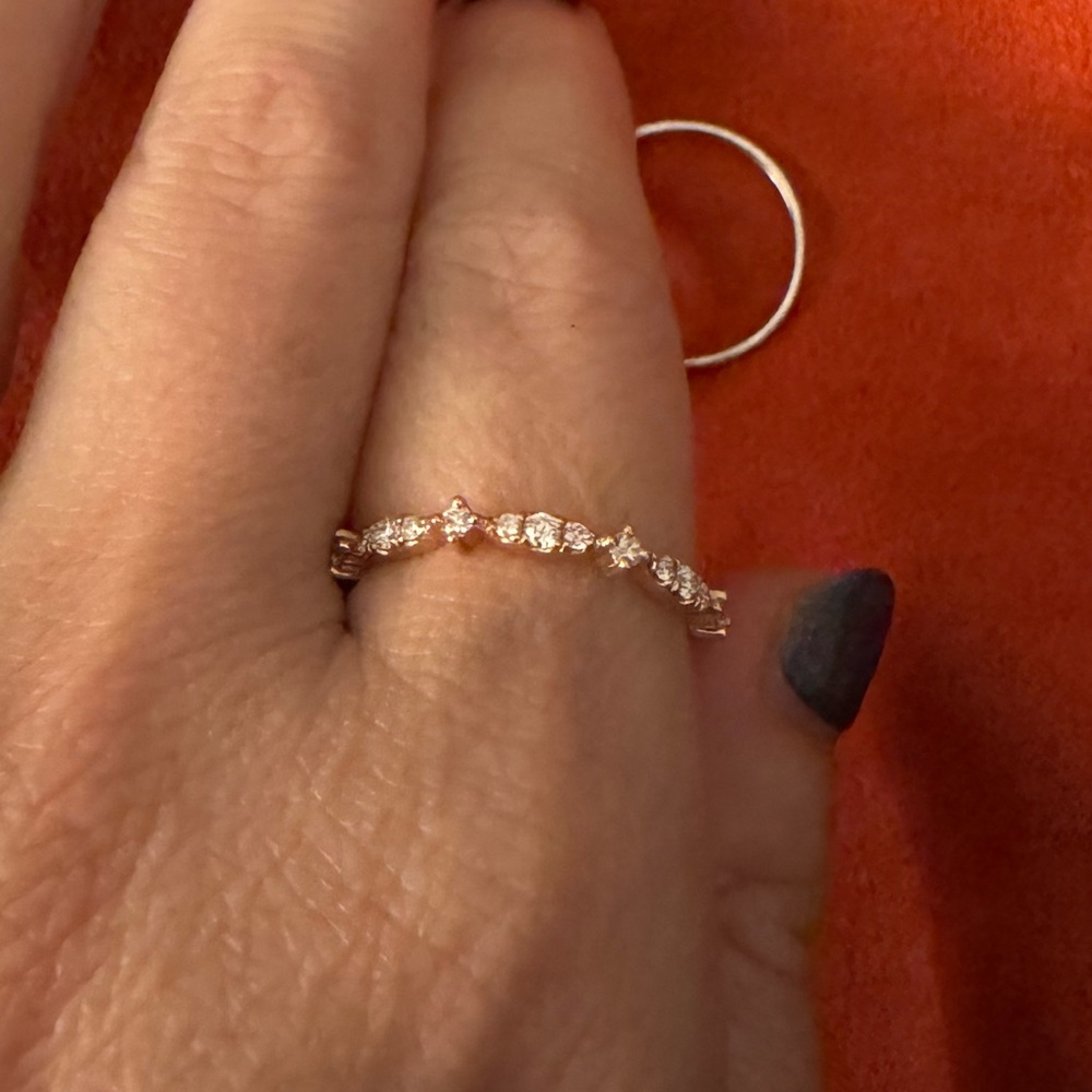 Bony Levy Rose Gold and Diamond Ring - Picture 3 of 3
